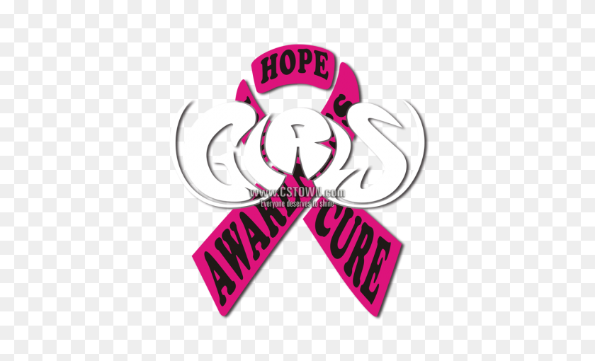 450x450 Girls Power Fight Cancer Breast Cancer Awareness Month Transfer - Breast Cancer Logo PNG