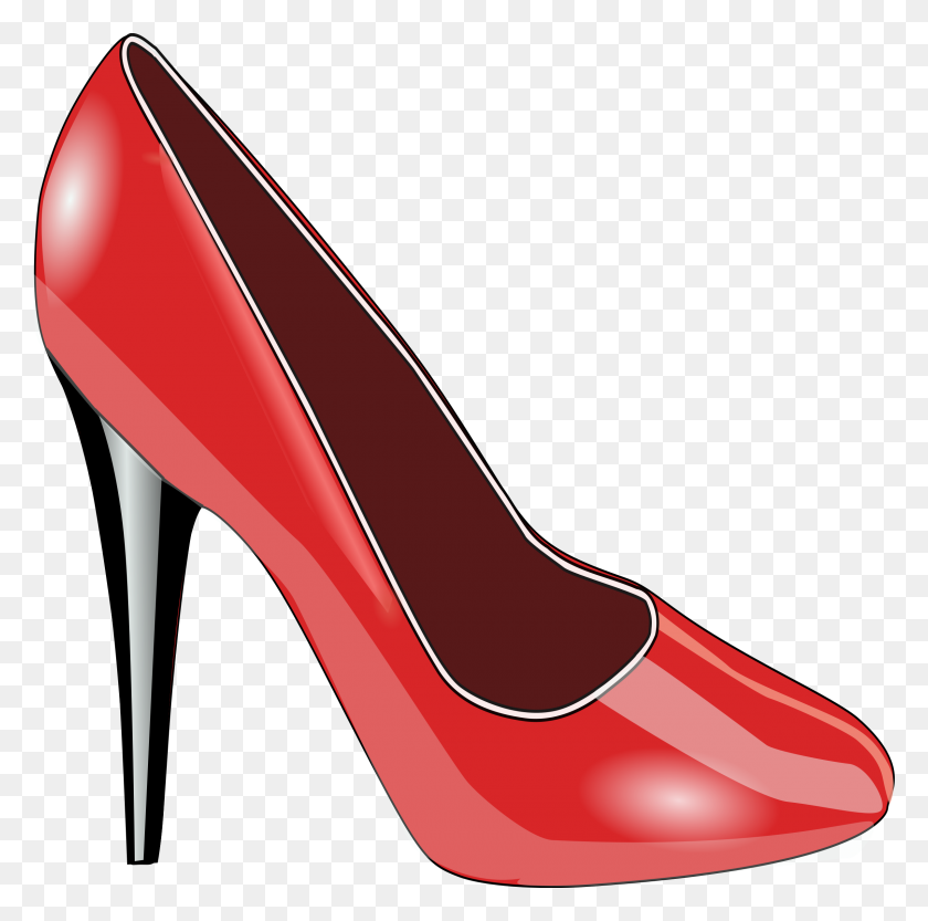 2400x2379 Girls Red Shoes Clipart, Free Download Clipart - Pair Of Running Shoes Clipart