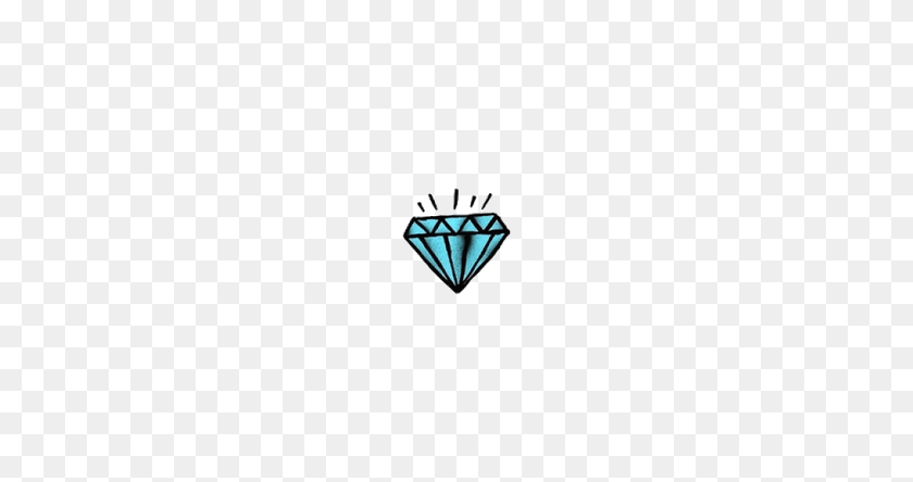 384x384 Girly Cutie Tumblr Diamond Diamantes Diamante Blue Azul - Diamante PNG