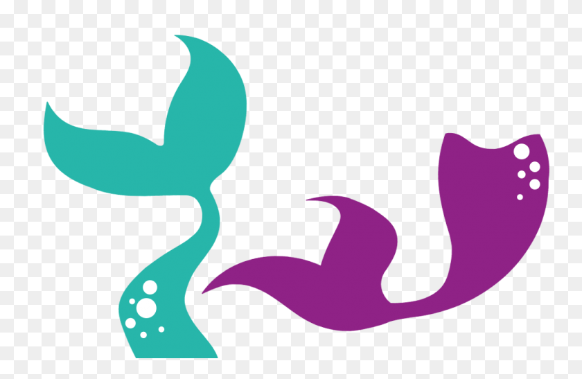 1024x640 Girly Decals Vinyl Creations - Mermaid Tail Silhouette PNG