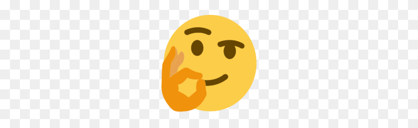 200x198 Give It A Thonk - Thinking Emoji PNG