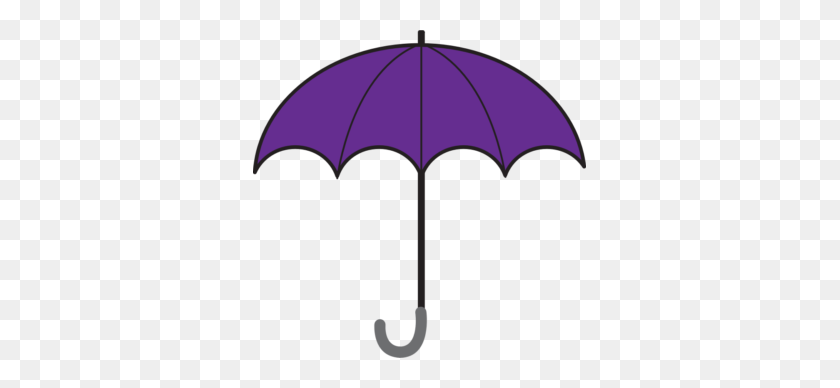 333x328 Glamorous Umbrella Clipart Black And White Rainy Tools Utensils - Umbrella Clipart Black And White
