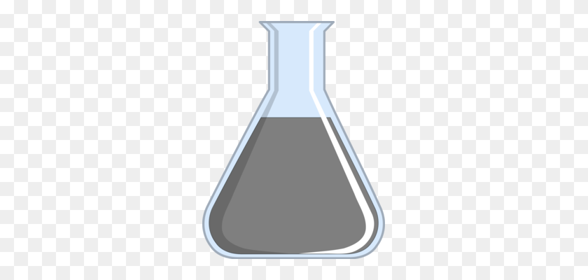 261x340 Glass Bottle Liquid Chemistry Laboratory Flasks - Science Beaker Clip Art