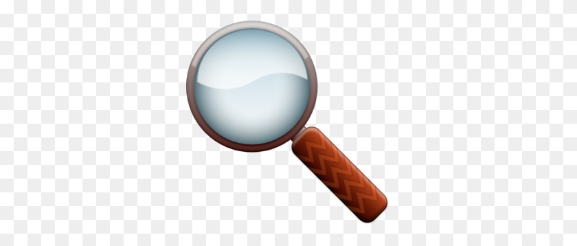 297x298 Glass Clip Art - Magnifying Glass Clipart Free