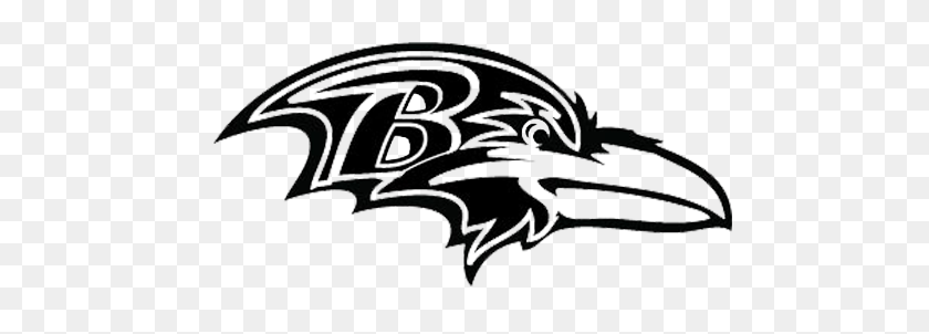 500x242 Файлы С Логотипом Для Гравировки На Стекле, Для Всех - Логотип Baltimore Ravens Png