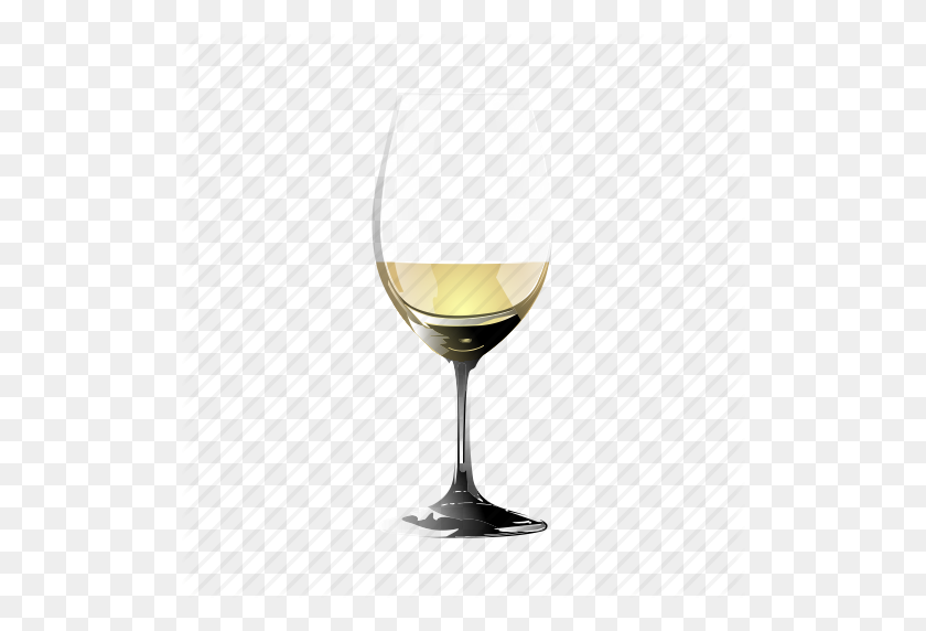 512x512 Glass, In, Of, Remnant, White, Wine Icon - White Wine PNG