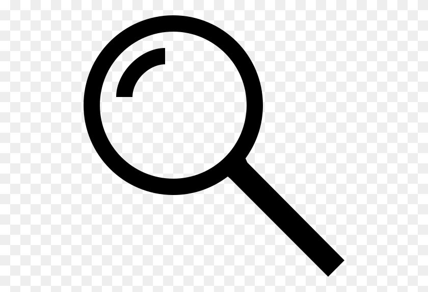 512x512 Glass, Magnifying Icon - Magnifying Glass PNG