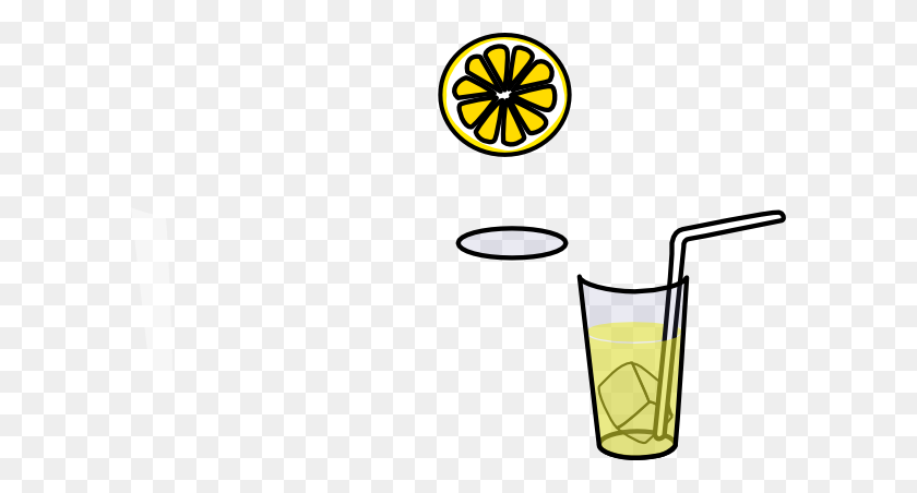 600x392 Glass Of Lemonade Clip Art - Lemonade Clipart Free