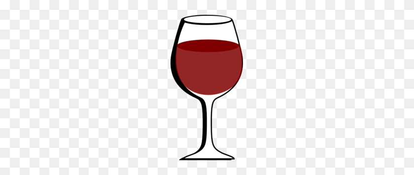 147x295 Glass Of Red Wine Clip Art - Red Wine Glass Clipart