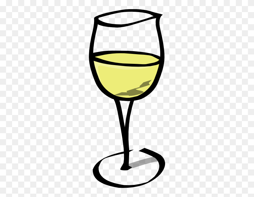 252x591 Glass Of White Wine Clip Art - Wine Barrel Clipart