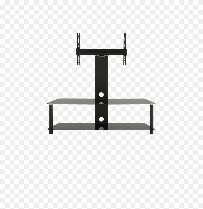 519x804 Glass Shelves Tv Stand - Tv Frame PNG