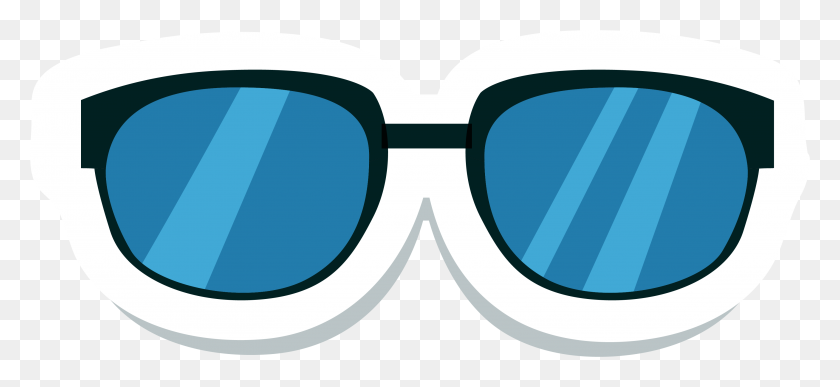 3396x1426 Glasses Cartoon Png For Free Download On Mbtskoudsalg - Cartoon Sunglasses PNG