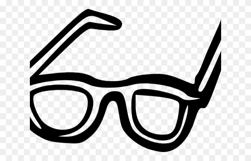 640x480 Glasses Clipart Black And White - Sunglasses Clipart Black And White