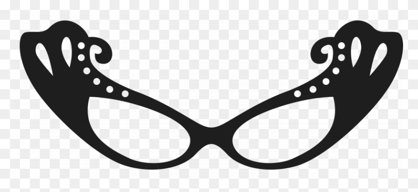 817x343 Glasses Clipart Glasses Clipart - Harry Potter Glasses Clipart