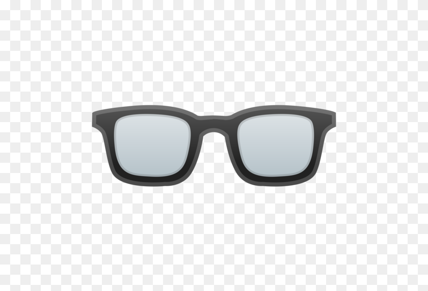 512x512 Glasses Emoji - Glasses Emoji PNG