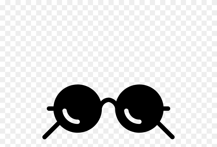 512x512 Glasses, Harry, Potter, Solid Icon - Harry Potter Glasses PNG
