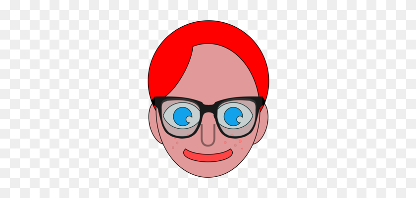 272x340 Glasses Nose Eyewear Face Goggles - Red Nose Clipart