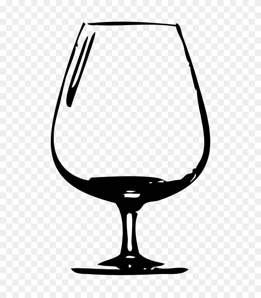 600x900 Glassware Hop Head Said - Champagne Glass Clipart Black And White