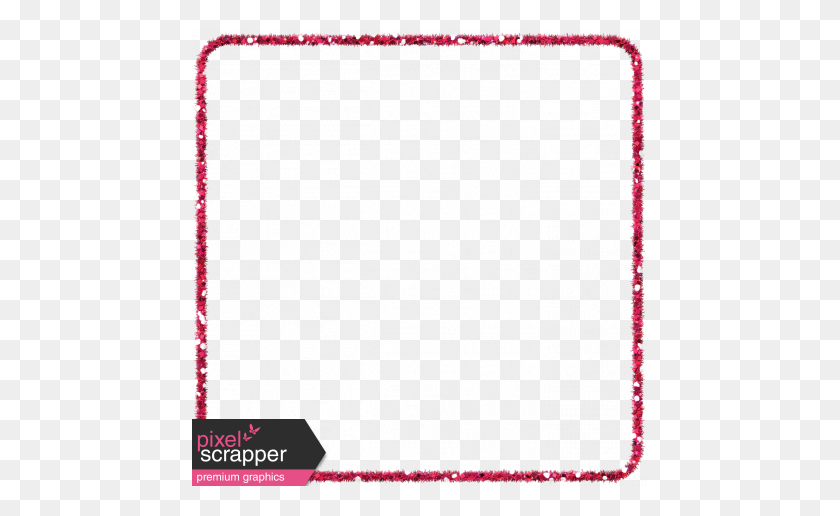 456x456 Glitter Frame - Glitter Border PNG