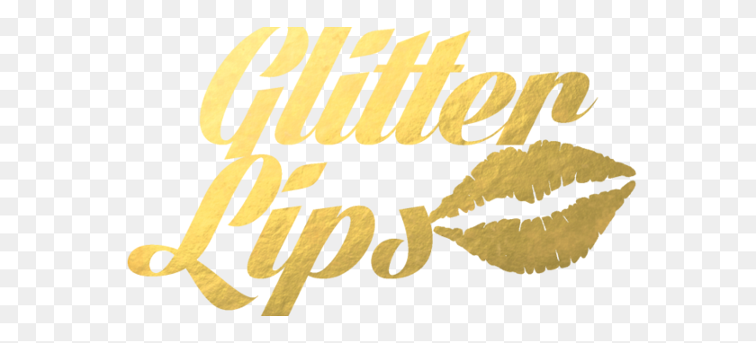 600x322 Glitter Lips Dance And Design Fabrics - Gold Lips PNG