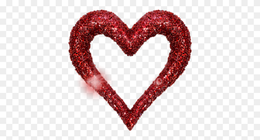 400x392 Glitter Red Red Glitter Heart Filesize Mb Downloads - Red Glitter PNG