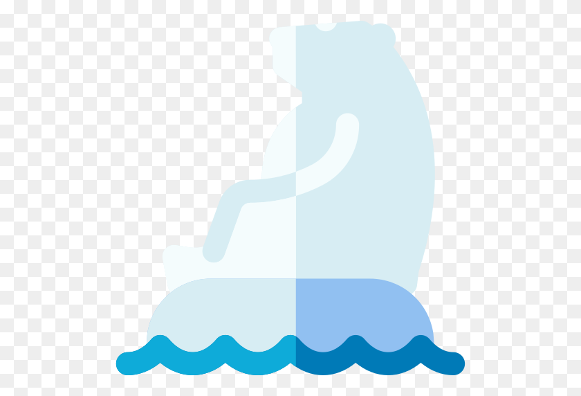 512x512 Calentamiento Global Png Icono - Iceberg Png