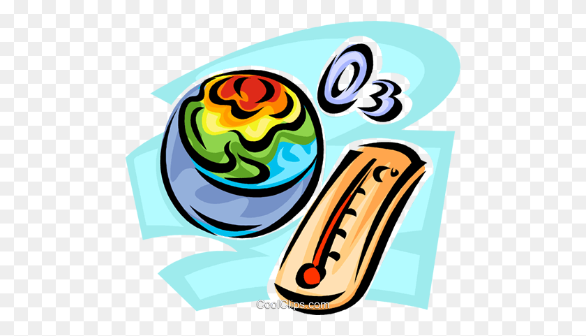 480x421 Global Warming Royalty Free Vector Clip Art Illustration - Global Warming Clipart