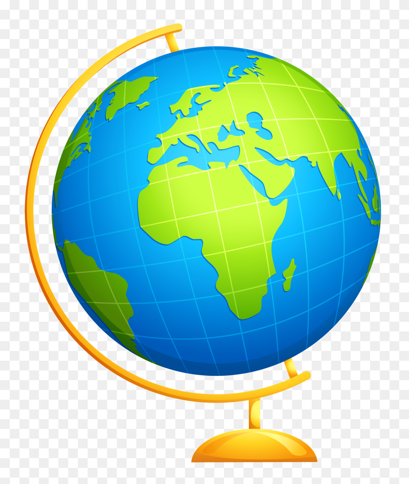 4180x5000 Globe Clipart To Download - Earth Globe Clipart