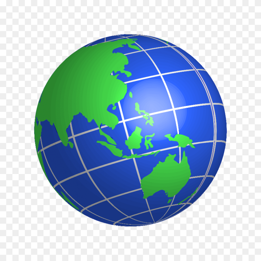 800x800 Globe Earth On Planet Clip Art And Day Clipartwiz - Earth Science Clipart