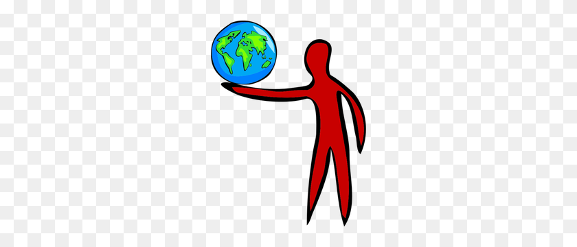 226x300 Globe Free Clipart - People Around The World Clipart