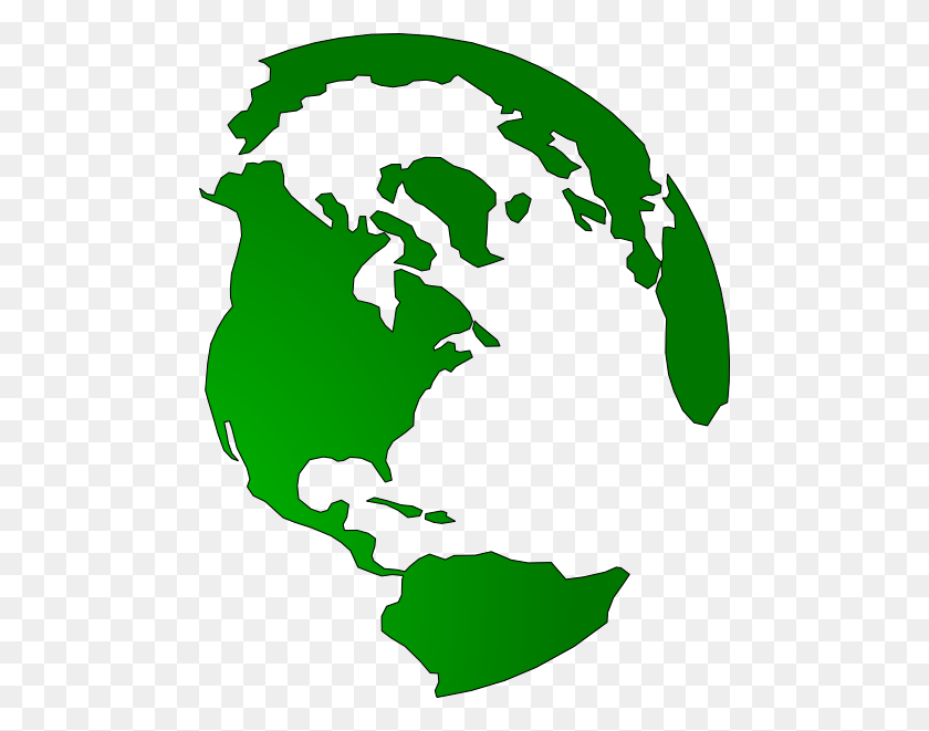 480x601 Globe Green Clip Art - Earth Clipart PNG