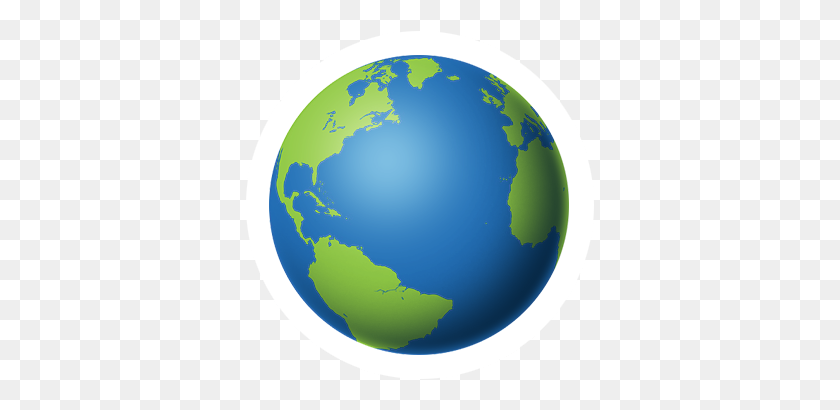 350x350 Globe Home Page - World Globe PNG
