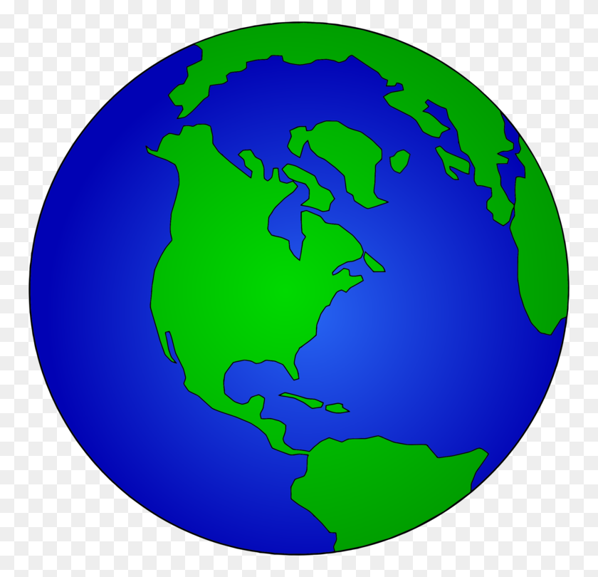 760x750 Globe World Map Earth Download - World Map PNG