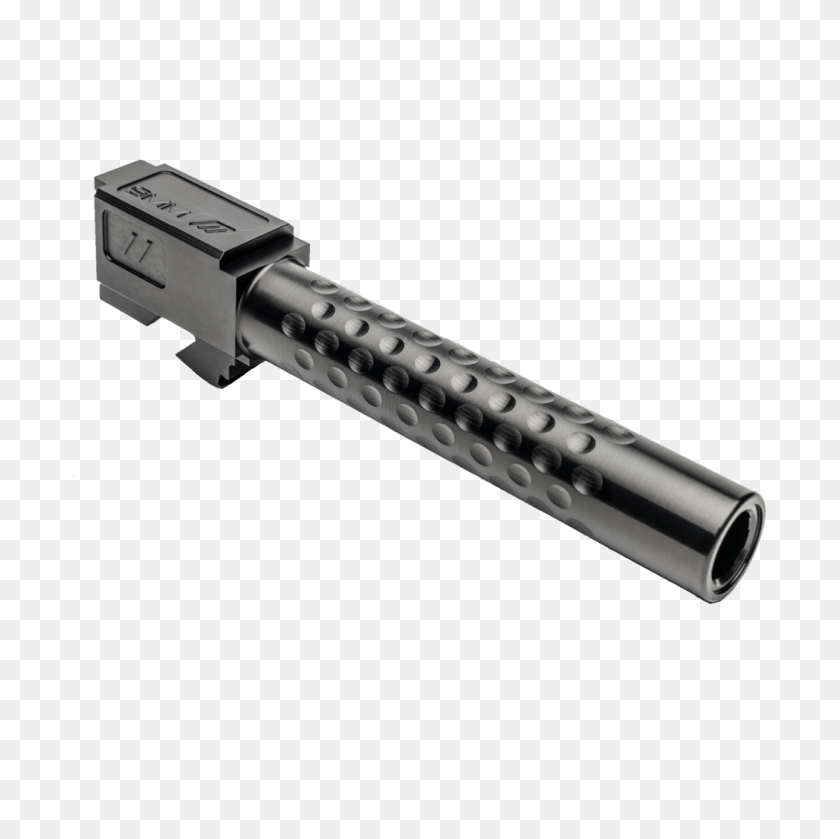 1050x1050 Glock Black Match Grade Barrel Zev Tech Kenzie's Optics - Glock PNG