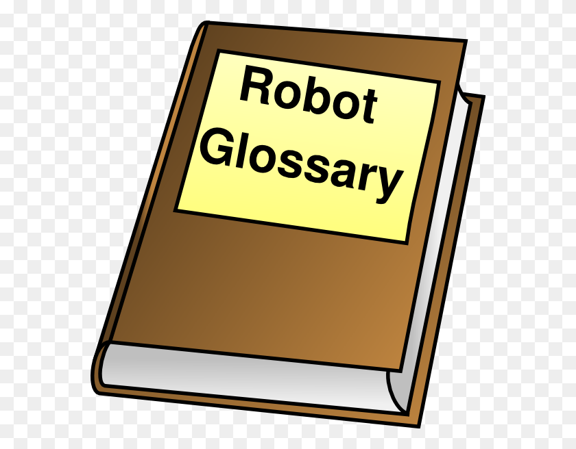 576x596 Glossary Cliparts Free Download Clip Art - Robot Clipart