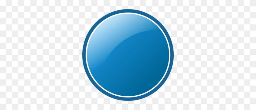 300x300 Глянцевый Синий Круг Клипарт - Логотип Круг Png