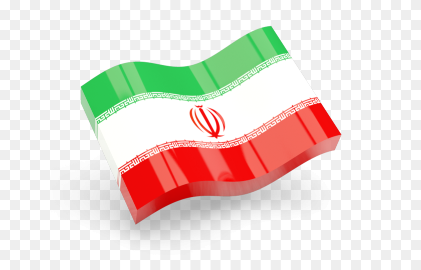 640x480 Glossy Wave Icon Illustration Of Flag Of Iran - Iran Flag PNG