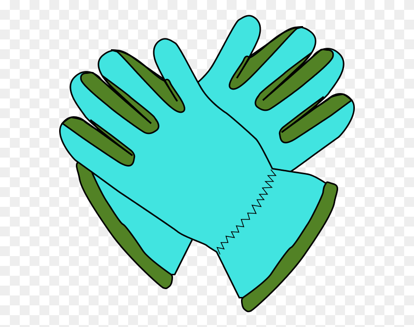 600x604 Glove Clipart Gardening Glove - Safety Clipart Free