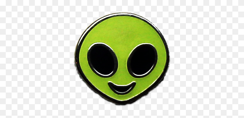 348x348 Glow Alien Emoji Pin Coleslaw Co - Alien Emoji PNG