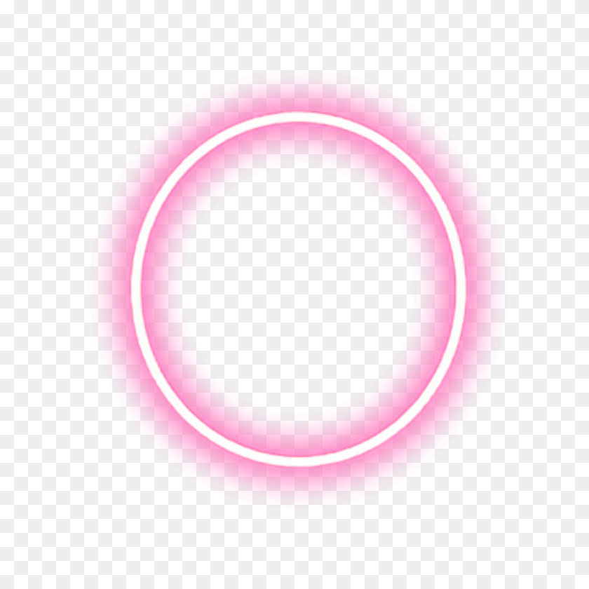 2896x2896 Glow Circle Lights Neon Pink - Glow Clipart