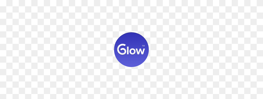 256x256 Glow Crunchbase - Blue Glow PNG