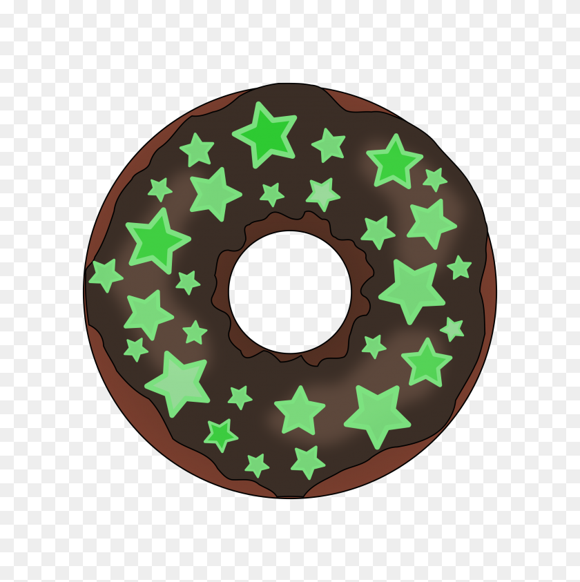 2390x2400 Glow In The Dark Donut Icons Png - Glow PNG
