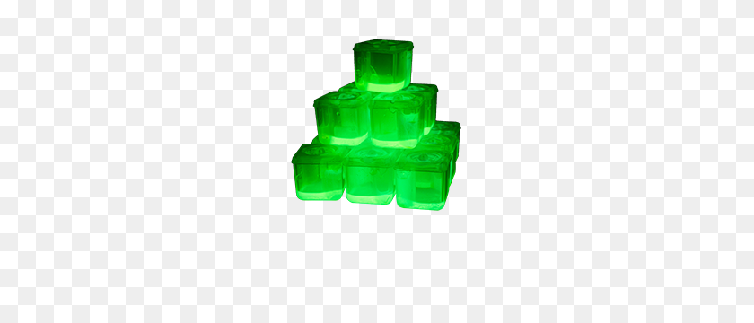 300x300 Glowing Ice Cubes - Glow Stick PNG