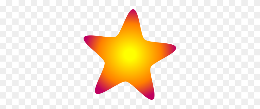 299x294 Glowing Star Clip Art - Star Clipart