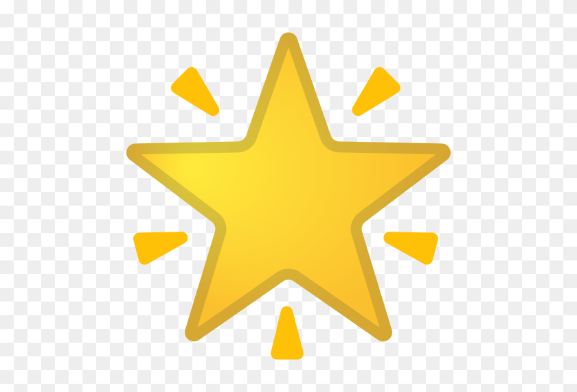 512x512 Icono De Estrella Brillante Noto Emoji Lugares De Viaje Iconset De Google - Estrella Brillante Png