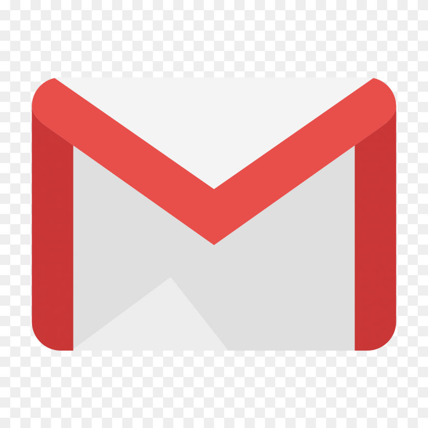 1600x1600 Icono De Gmail - Líneas Rojas Png