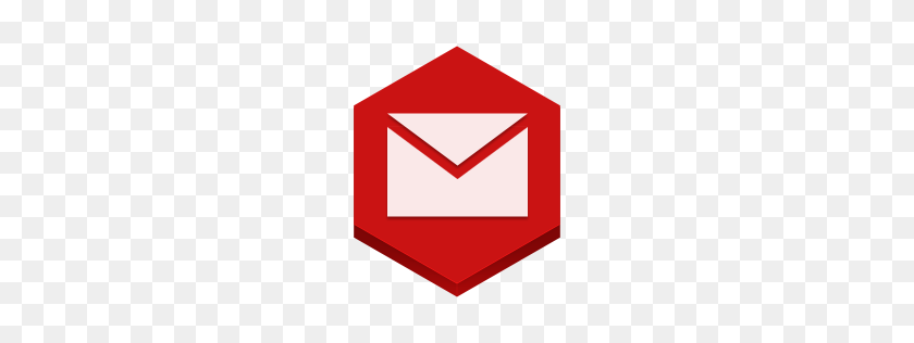 256x256 Gmail Icon Hex Iconset - Gmail PNG