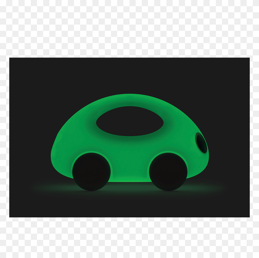 1000x1000 Go Car Glow Playmonster - Green Glow PNG