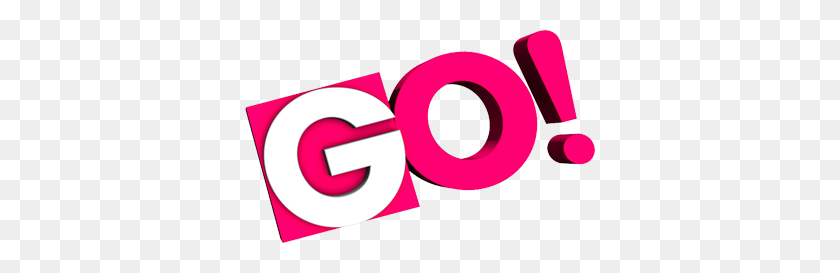 350x213 Go! Logo - Pink Circle PNG