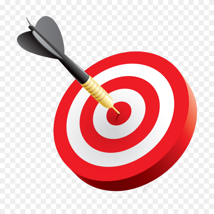 2900x2900 Goal Clipart Objective - Bullseye Clipart